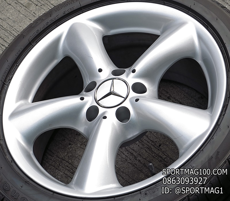 ล้อแม็ก ล้อแม็กมือสองแท้ Benz SLK171 5รู112 ซิลเวอร์ 7.5-17นิ้ว(ลาดพร้าว)