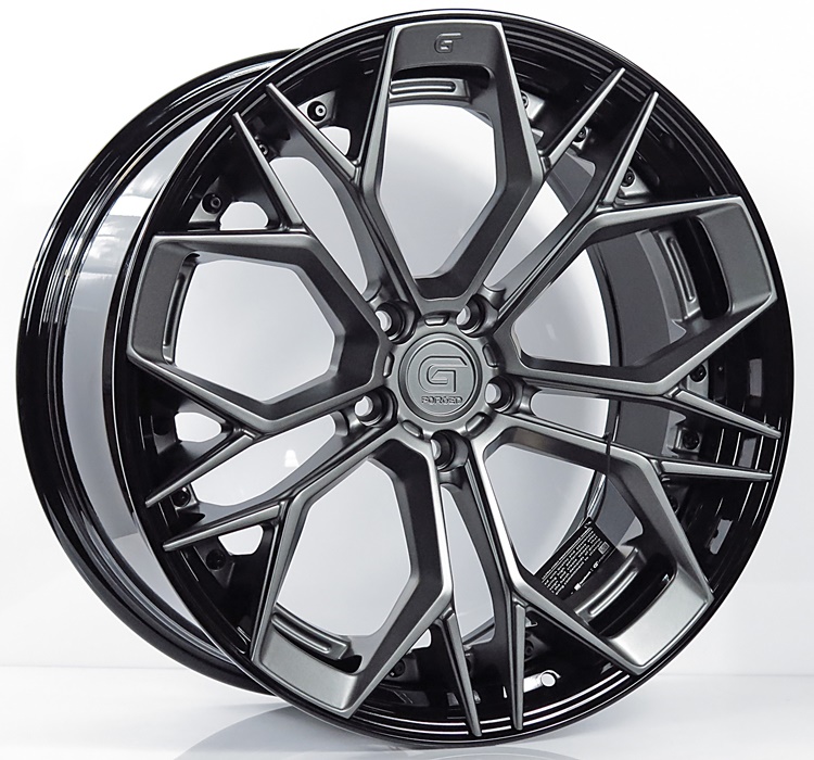ล้อแม็ก ล้อแม็กแท้2ชิ้น G-Forged GF11 5รู112 สีเทาขอบดำ ET32-40 F8.5 R10-20นิ้ว