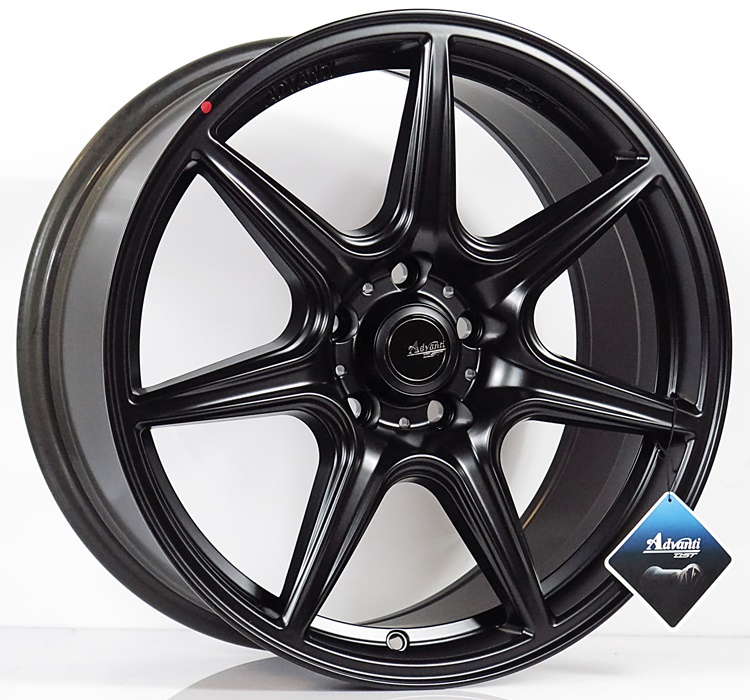 ล้อแม็ก เฮียสั่งลด ล้อแม็กใหม่ Advanti Viento MD026  5รู114 ET35 สีดำ 8.5-18นิ้ว