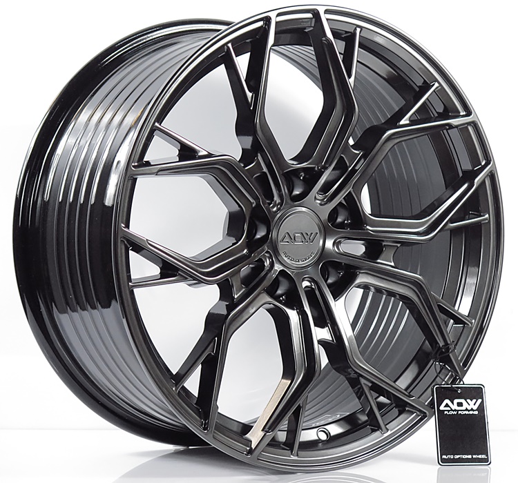 ล้อแม็ก ล้อแม็กใหม่เบา FlowForming FF03 5รู114 ET35 ไฮเปอร์ดาร์ค 8.5-18นิ้ว