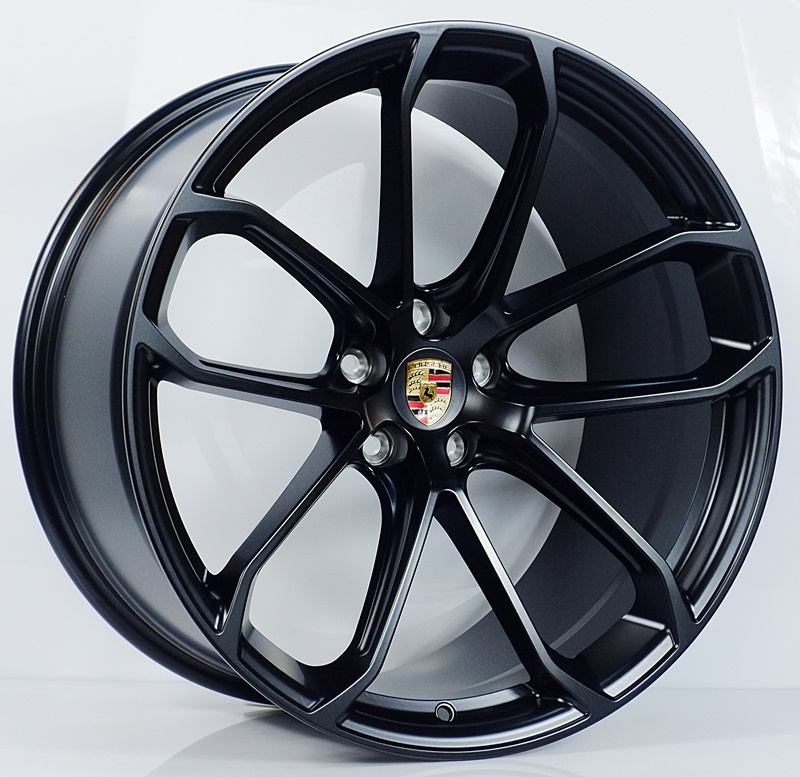 ล้อแม็ก ล้อแม็กเบาสุดFORGED Porsche D9379 5รู112 ET26-19 ดำด้าน F9 R10-20นิ้ว
