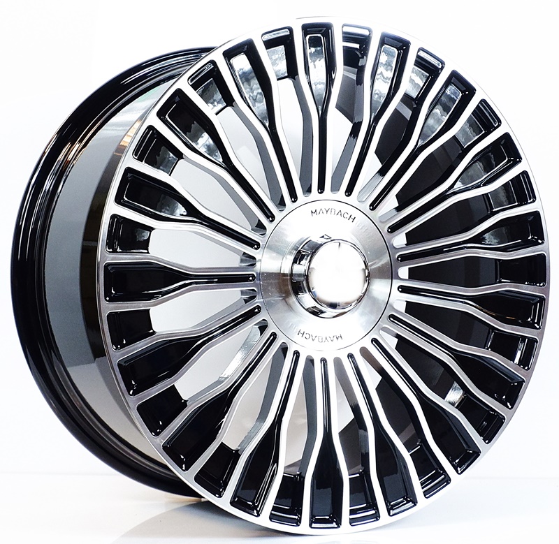 ล้อแม็ก ล้อแม็กใหม่สุดเบา Forged D195406 5รู112 ดำหน้าเงา ET36-43 F8.5 R9.5 -19นิ้ว
