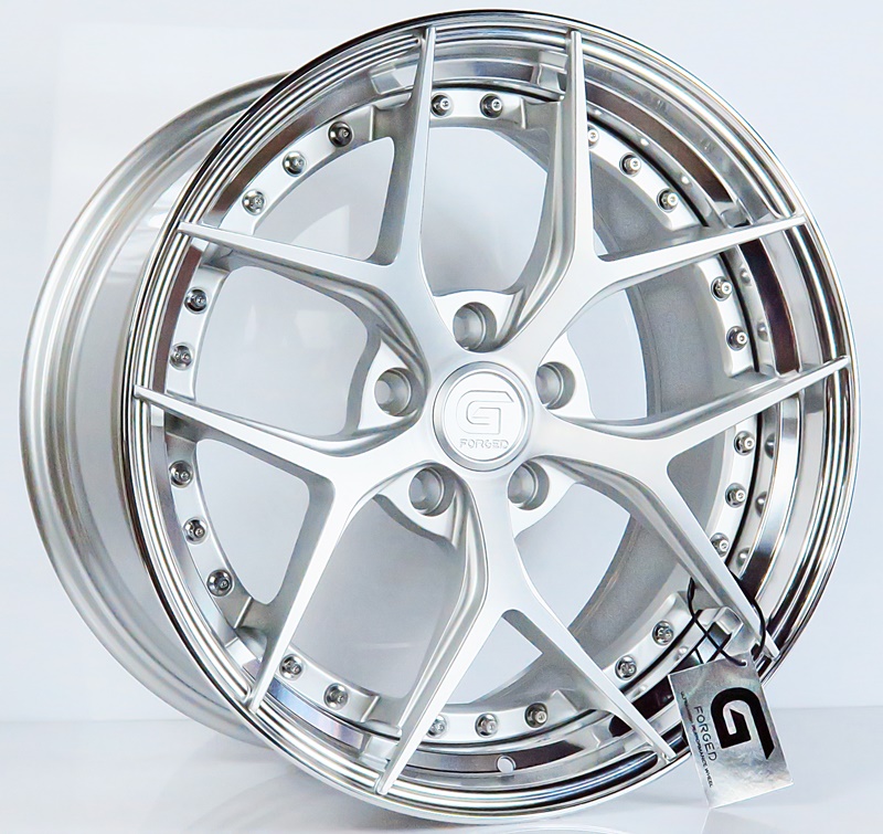 ล้อแม็ก ล้อแม็กแท้2ชิ้น G-Forged GF03 5รู114 สีBrusSillmatt ET38-38 F8.5 9.5-18นิ้ว
