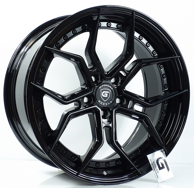 ล้อแม็ก ล้อแม็กแท้2ชิ้น G-Forged GF13 5รู114 สีฺดำด้าน ET32-40 F8.5 R9.5-19นิ้ว