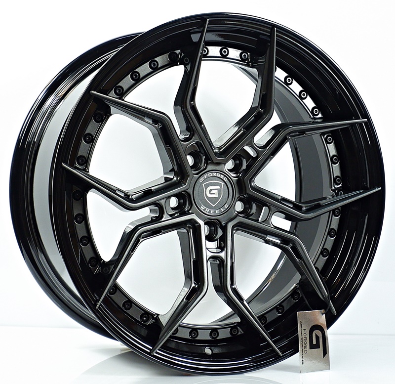 ล้อแม็ก ล้อแม็กแท้2ชิ้น G-Forged GF13 5รู112 สีTitanGreymatt ET32-40 F8.5 R9.5-19นิ้ว