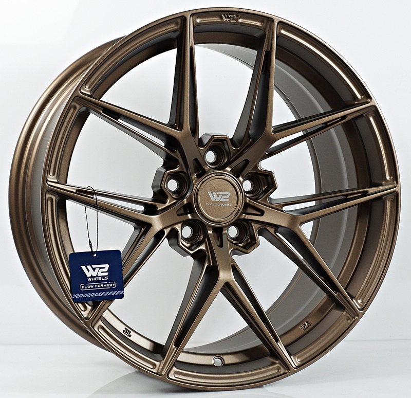 ล้อแม็ก ล้อแม็กใหม่เบา Flowforming WFF-X 5รู112 สีSatinBronze ET35 8.5-18นิ้ว