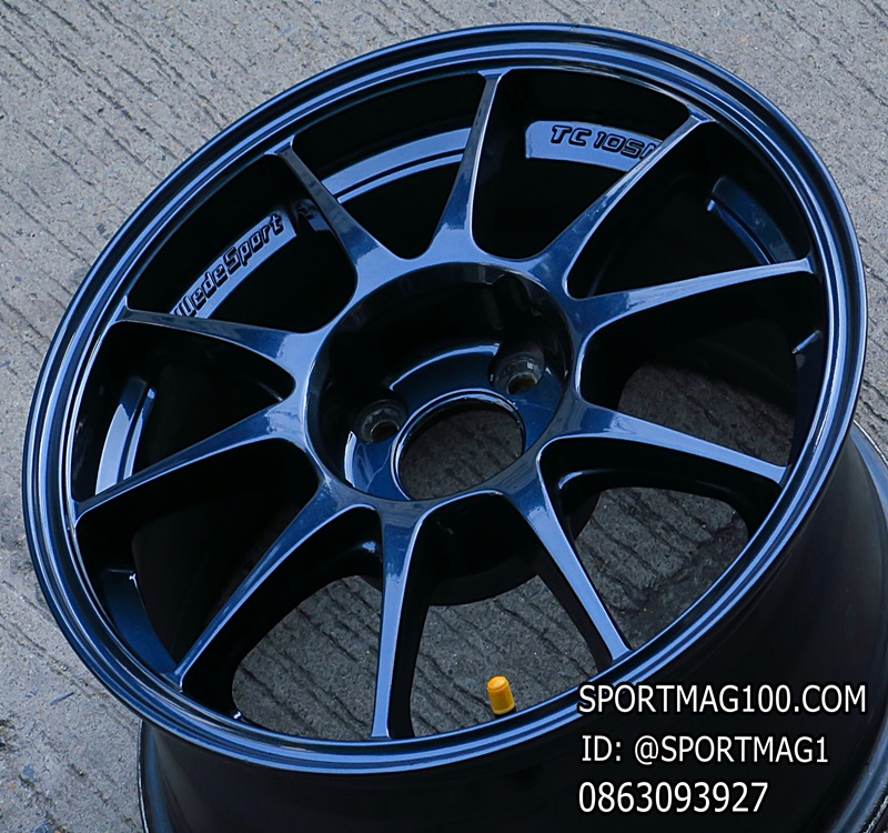 ล้อแม็ก ล้อแม็กมือสอง TC105N 4รู100 สีน้ำเงิน 7-15นิ้ว(ลาดพร้าว)