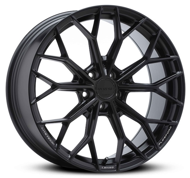 ล้อแม็ก ล้อแม็กใหม่ FlowForming Lenso VENOM VNA LITETECH+ 5รู114 ET35 ดำด้าน 8.5-18นิ้ว