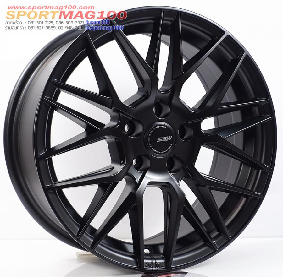 ล้อแม็ก ล้อแม็กมือสอง SSW Vorsteiner 5รู114 ET35 ดำด้าน 7-16นิ้ว(รามอินทรา)