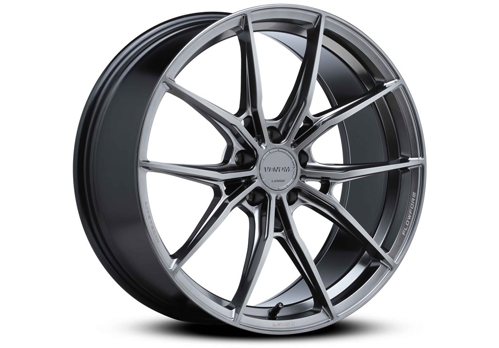 ล้อแม็ก ล้อแม็กใหม่ FlowForming Lenso VENOM VNB LITETECH+ 4รู100 ET35 ไฮเปอร์แบล็ค 7-17นิ้ว