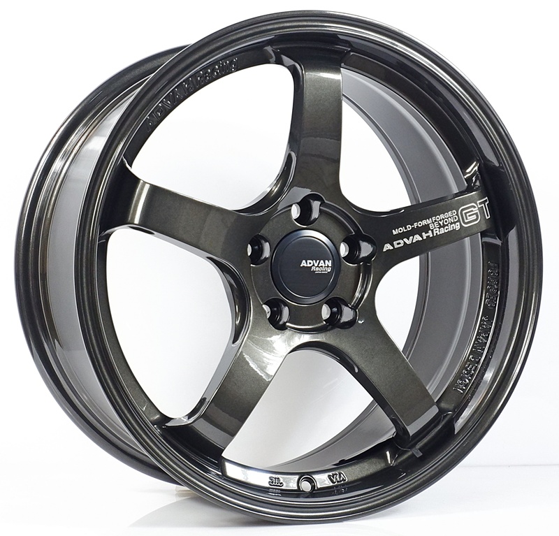 ล้อแม็ก ล้อแม็กใหม่ Flowforming Advan GT 5รู114.3 สีกันเมทาลิก Offset35 กว้าง8.5 ขอบ18