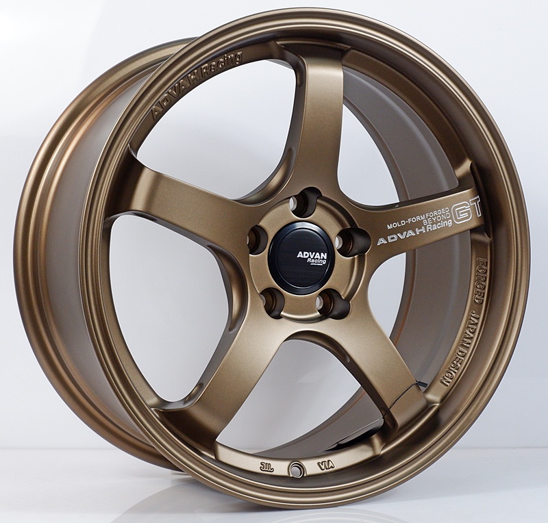 ล้อแม็ก ล้อแม็กใหม่ Flowforming Advan GT 5รู114.3 สีทองCopper Offset35 กว้าง8.5 ขอบ18