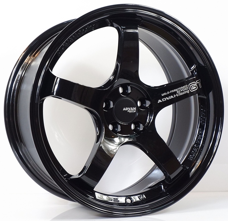 ล้อแม็ก ล้อแม็กใหม่ Flowforming Advan GT 5รู100 สีดำเงา Offset35 กว้าง8.5 ขอบ18
