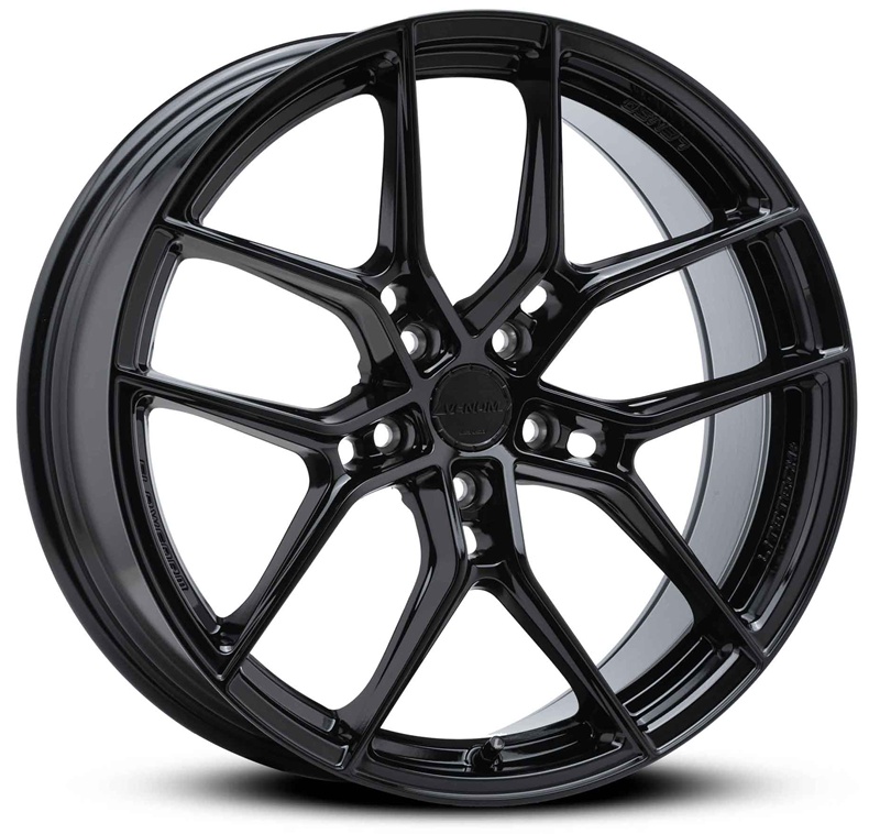 ล้อแม็ก ล้อแม็กใหม่ FlowForming Lenso VENOM V3N LITETECH+ 5รู114 offset35 ดำเงา กว้าง8.5 ขอบ18