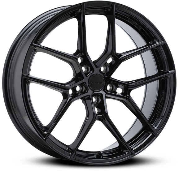ล้อแม็ก ล้อแม็กใหม่ FlowForming Lenso VENOM V3N LITETECH+ 5รู112 offset35 ดำเงา กว้าง8.5 ขอบ18