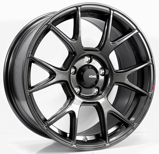 ล้อแม็ก ล้อแม็กซ์ใหม่  FlowForming Konig N636 5รู114.3  Offset40 สีกันเมทาลิก กว้าง8 ขอบ17
