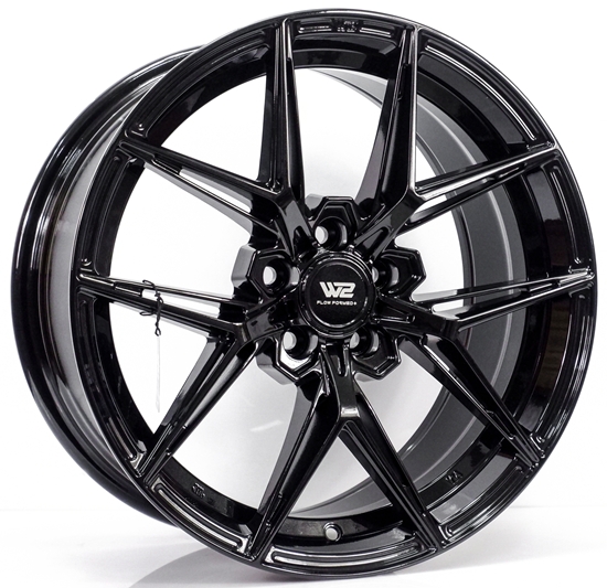 ล้อแม็ก ล้อแม็กใหม่เบา Flowforming WFF-X 5รู100 สีCrystalBlack Offset35 กว้าง8 ขอบ17