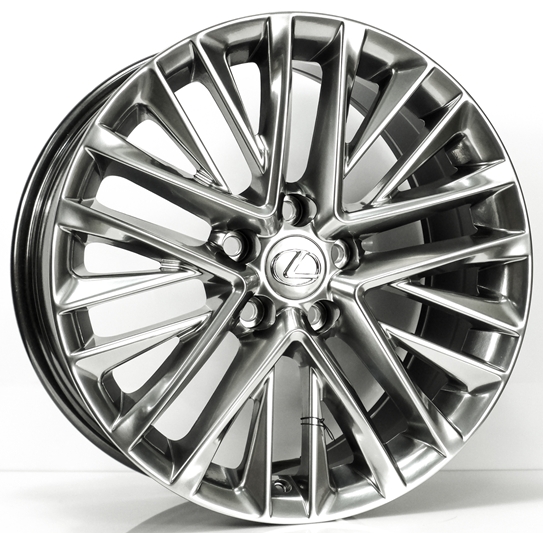 ล้อแม็ก ล้อแม็กใหม่ Toyota Lexus สีไฮเปอร์แบล็ค 5รู114.3 Offset35 กว้าง8 ขอบ18
