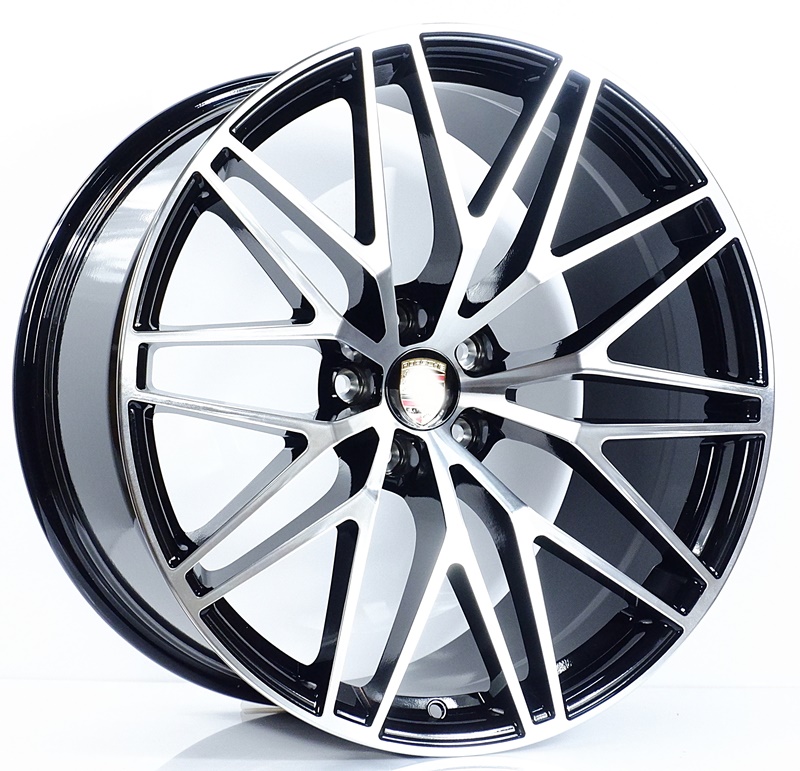 ล้อแม็ก ล้อแม็กเบาสุดFORGED Porshe D5697 5รู112 ดำหน้าเงา Offset26-19 กว้างF9 R10 ขอบ20