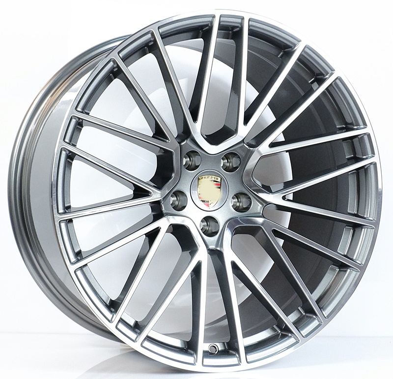 ล้อแม็ก ล้อแม็กเบาสุดFORGED Porsche D6098 5รู112 Offset26-19 เทาหน้าเงา กว้างF9 R10 ขอบ20