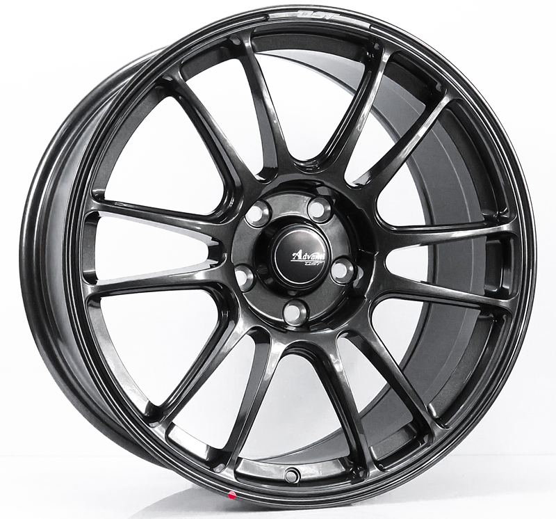 ล้อแม็ก ล้อแม็กใหม่แท้เบา FlowForming Advanti MD065 5รู114 Offset42 สีGlossAnthracite กว้าง8.5 ขอบ18
