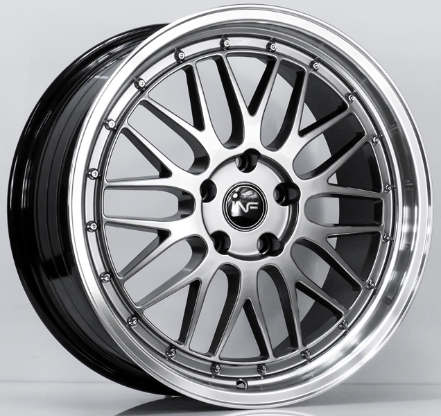 ล้อแม็ก ล้อแม็ก FLOWFORMING INFERNO BBS LM ขอบ 18 กว้าง 8นิ้ว 5รู114.3 Offset35 สีไฮเปอร์แบล็คขอบกระจก