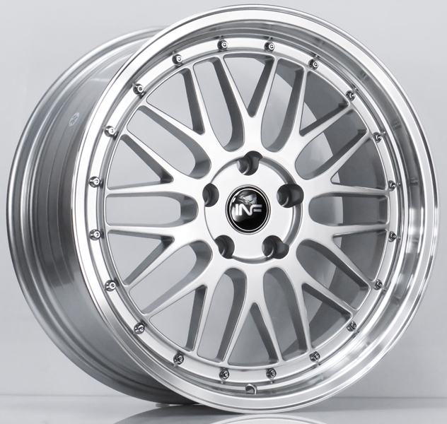 ล้อแม็ก ล้อแม็ก FLOWFORMING INFERNO BBS LM ขอบ 18 กว้าง 8นิ้ว 5รู114.3 Offset35 สีซิลเวอร์ขอบกระจก
