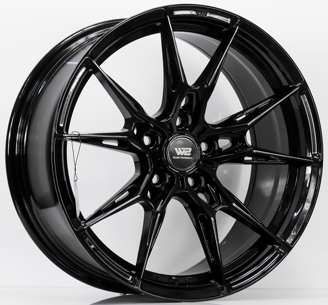 ล้อแม็ก ล้อแม็ก Flowforming WFF-F ขอบ 18 กว้าง 8.5นิ้ว 5รู112/114 Offset35 สีดำเงา