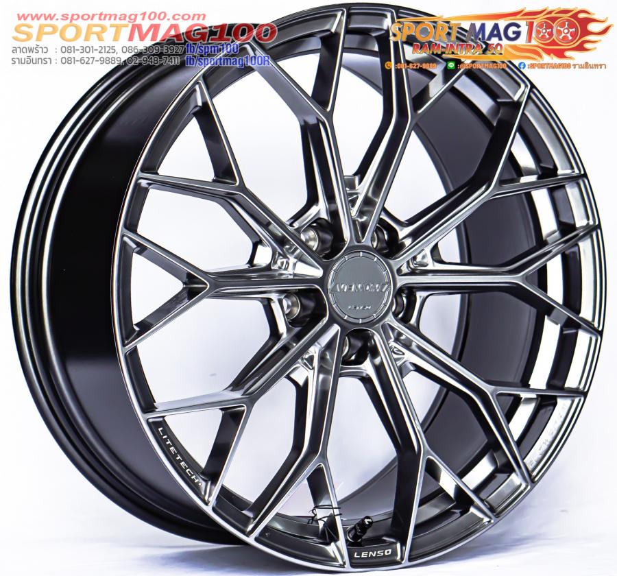 ล้อแม็กใหม่ FlowForming Lenso VENOM VNA LITETECH+ ขอบ20 5รู120 ไฮเปอร์แบล็ค กว้าง9 ET38 