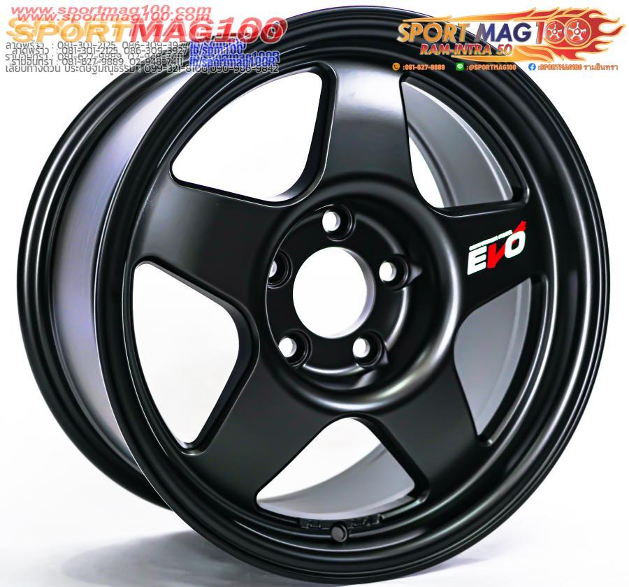 ล้อแม็กใหม่ Kspeed EVO 5รู114 ET20 สีดำด้าน 8-16นิ้ว(สำหรับ SUV แต่ง4x4) 