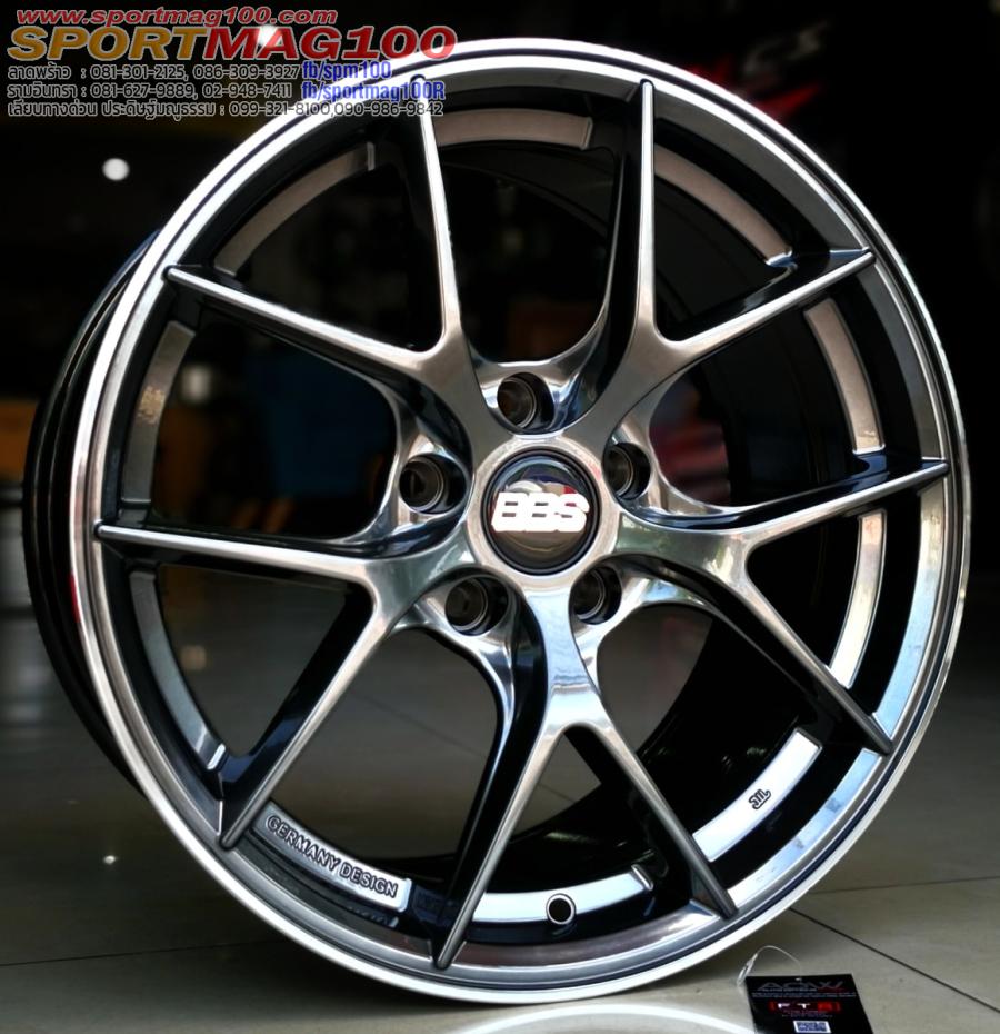 ล้อแม็กใหม่เบา Flowforming CIR 5รู114 ET35 สีไฮเปอร์ดาร์ค 8.5-17นิ้ว 