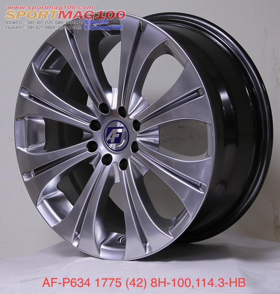 เฮียสั่งลด ล้อแม็กใหม่ AF P634 4รู100/114 ET42 ไฮเปอร์ 7-17นิ้ว 