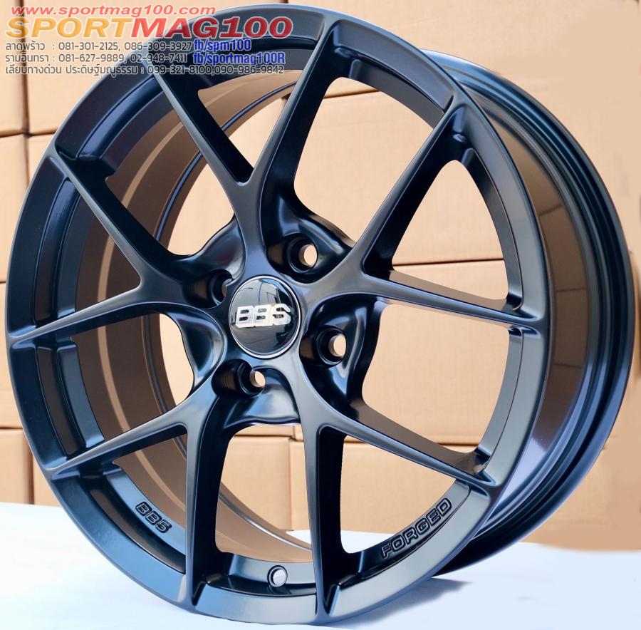 ล้อแม็ก FlowForming FIR 4รู100 ET35 ดำด้าน 7-16นิ้ว