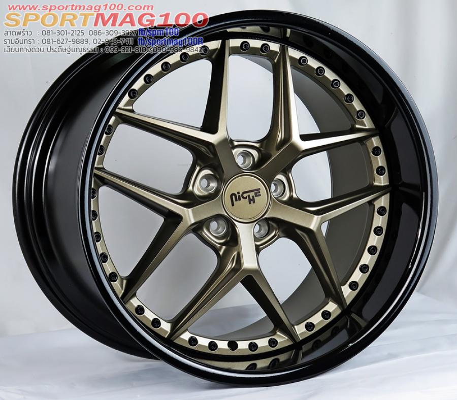 ล้อแม็กแท้ USA Niche VICE 5รู112 ทองขอบดำ ET38-40 F9 R10.5-20นิ้ว