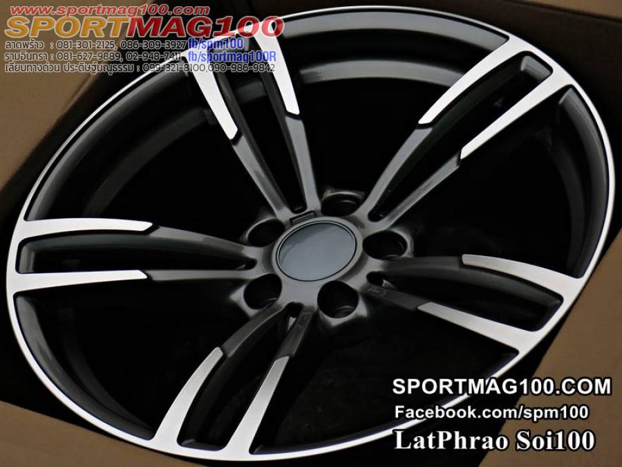 ล้อแม็กใหม่ M4 Coupe 5รู112 เทาหน้าเงา F8.5 R9.5-19นิ้ว