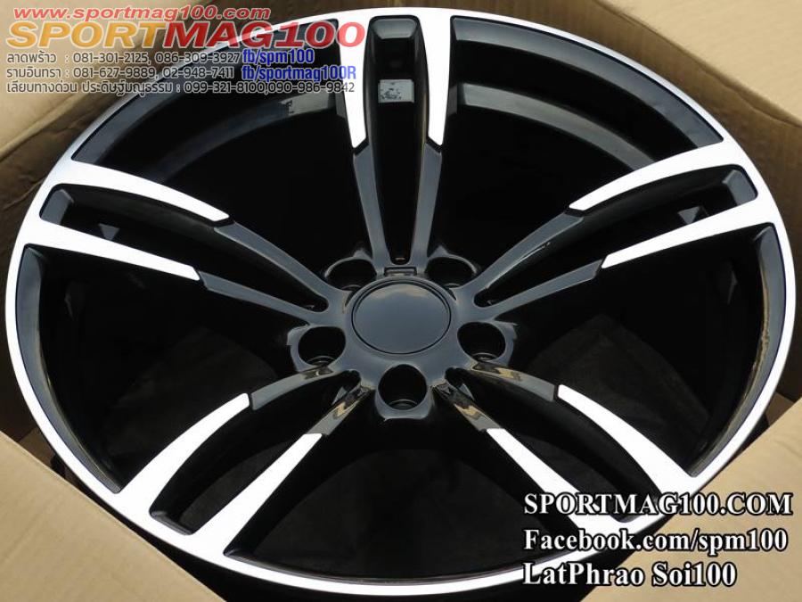 ล้อแม็กใหม่ M4 Coupe 5รู120 ดำหน้าเงา F8.5 R9.5-19นิ้ว