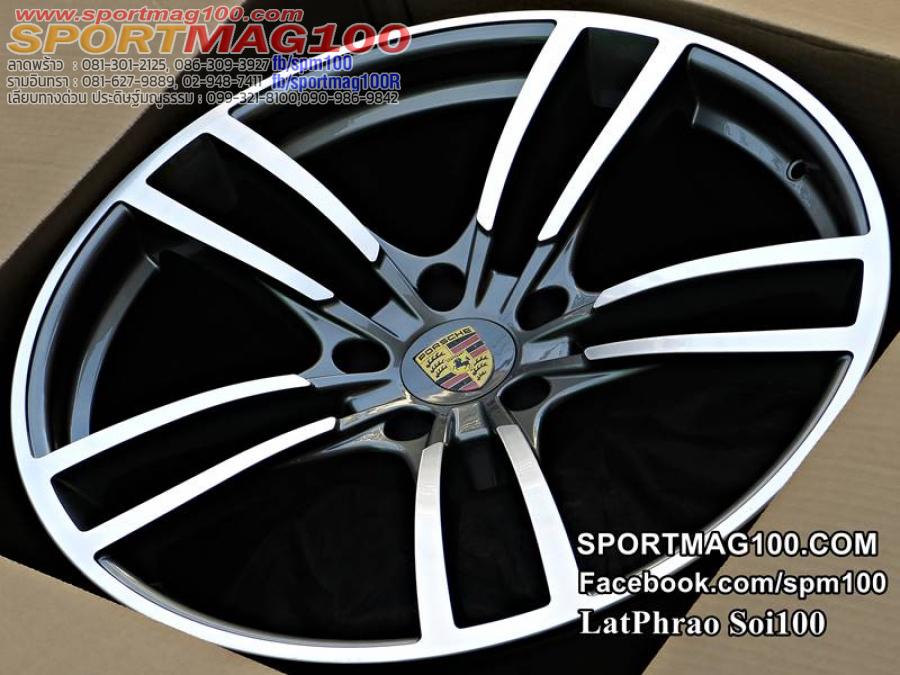 ล้อแม็กใหม่ Porsche 5628 5รู130 ET48-55 กันเมทาลิกหน้าเงา F9 R11-20นิ้ว