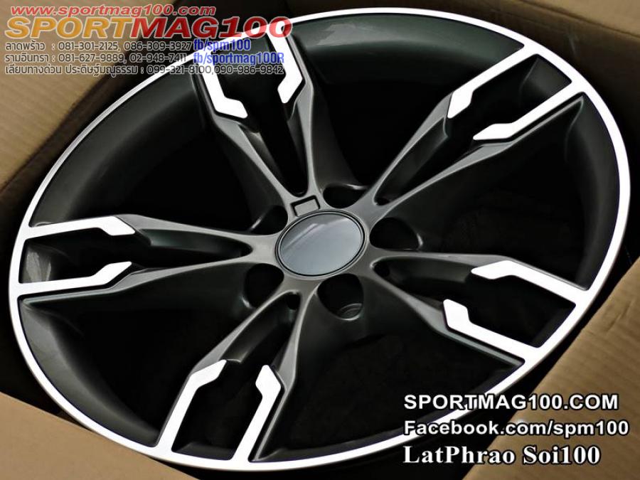 ล้อแม็กใหม่ M Sport 5รู112 กันเมทาลิกหน้าเงา 8-18นิ้ว
