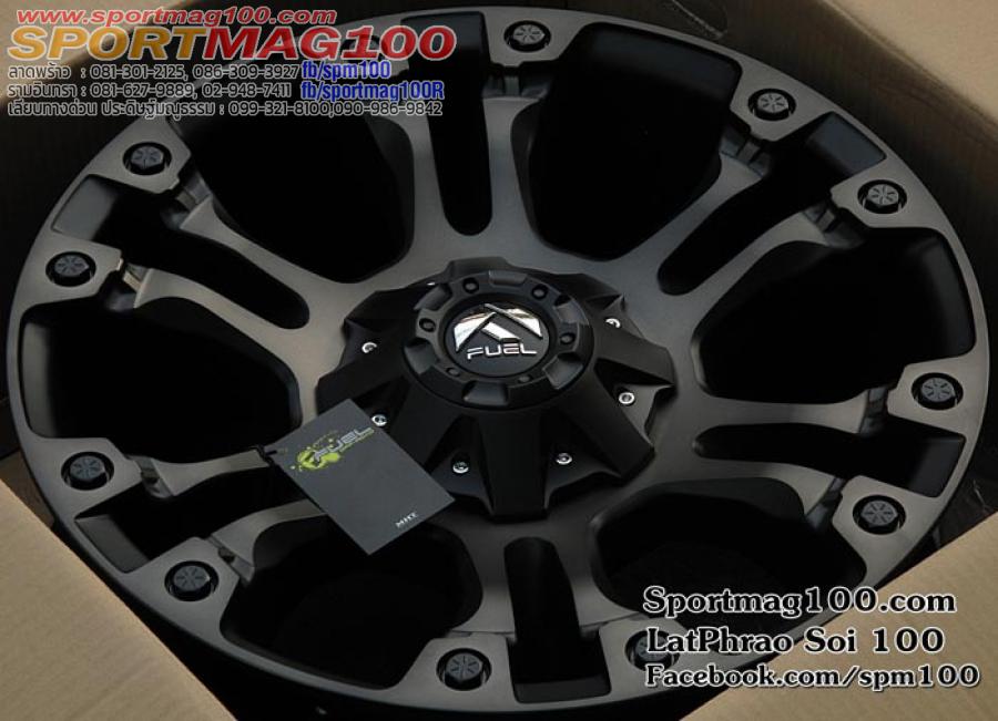แม็กใหม่ USA FUEL VAPOR 6รู139 ET20 ดำแลคชา  9-17นิ้ว