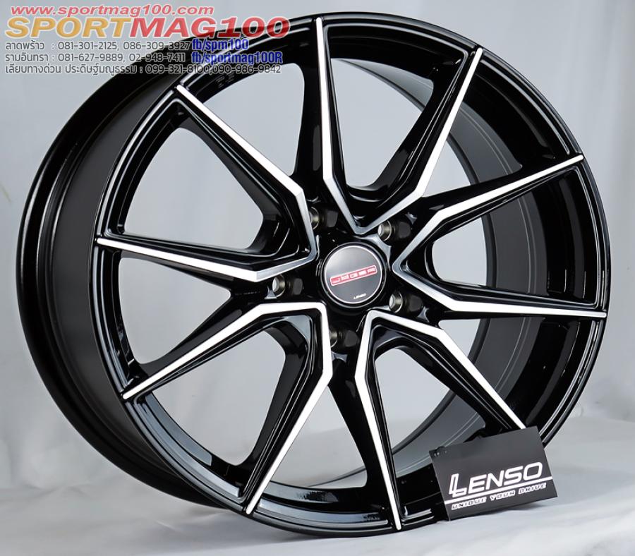  ล้อแม็กใหม่ Lenso Jager JAJ JAVA 5รู114 ET38 ดำหน้าเงา 7.5-17นิ้ว 