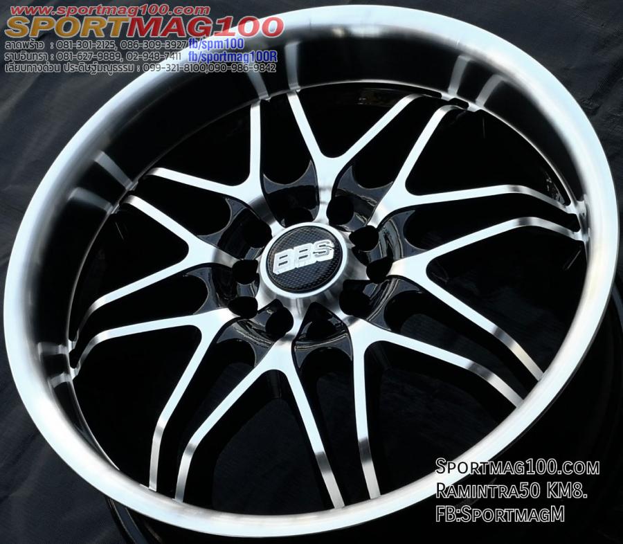 เฮียสั่งลด แม็กใหม่ RS-GT 5รู100/114 ET40 ดำหน้าเงา เพียง 2,750 รวมยางใหม่ 18,900 7.5-17นิ้ว 