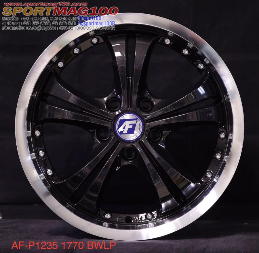 เฮียสั่งลด แม็กซ์ใหม่ AF Storm 5รู114 สีดำขอบเงา เพียง 2,750 รวมยางใหม่ 17,900 7-17นิ้ว 