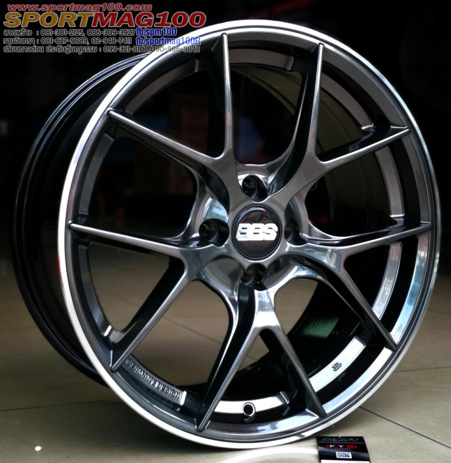 ล้อแม็กใหม่เบา Flowforming CIR 4รู100 ET35 สีไฮเปอร์ดาร์ค 8-17นิ้ว 