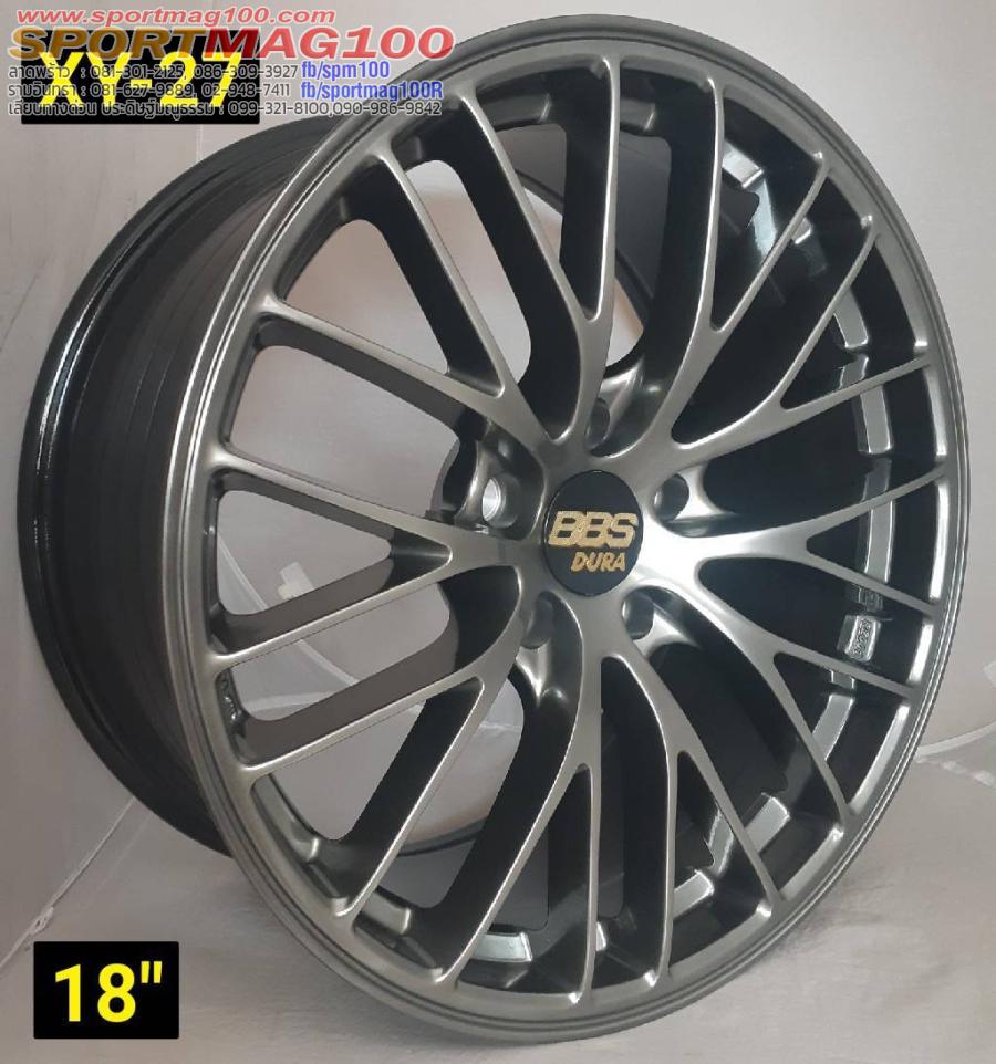 ล้อแม็กใหม่ลาย BBS XY27 5รู112/114 ET35 ไฮเปอร์แบล็ค 8.5-18นิ้ว 