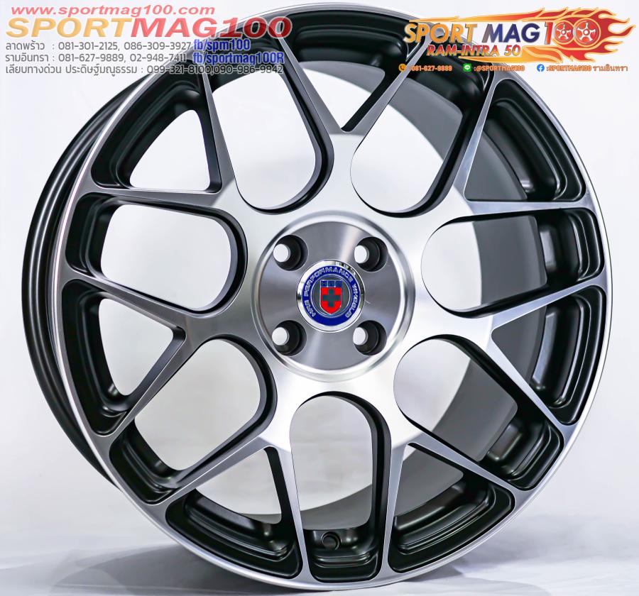 แม็กซ์ใหม่ SSW HRE P40 4รู100 ET35 ดำหน้าเงา 8.5-17นิ้ว