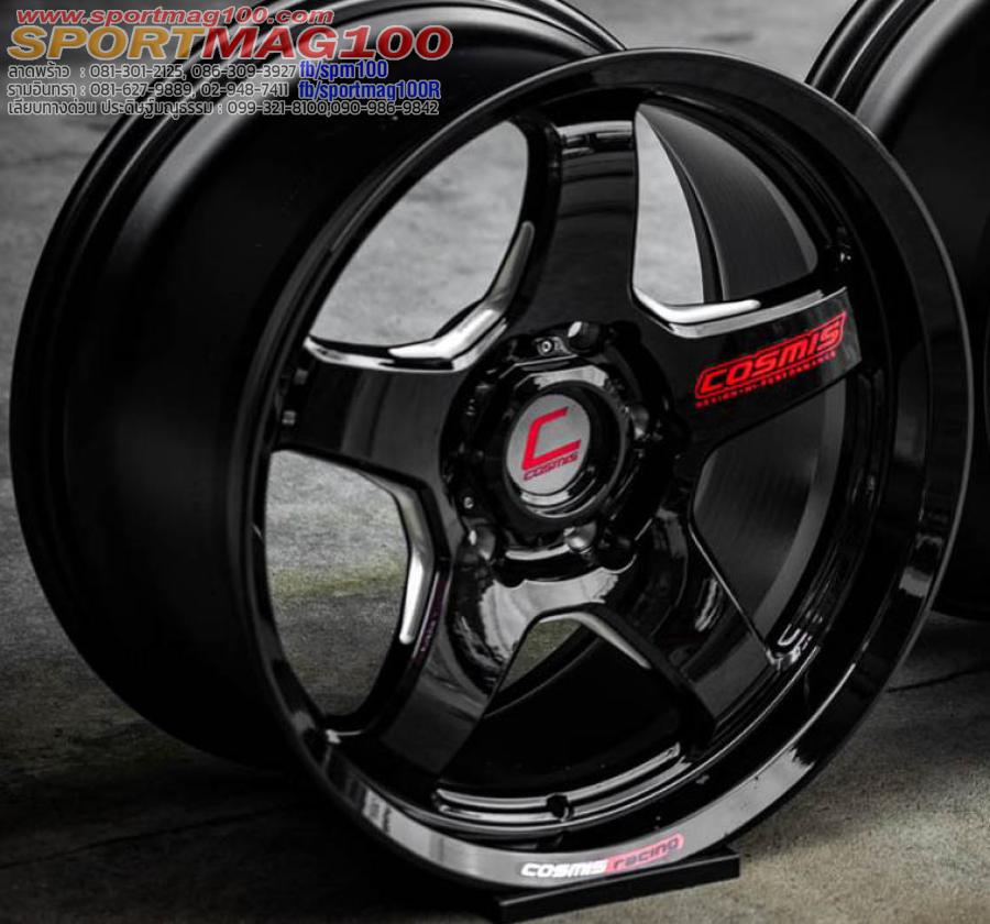 ล้อแม็กใหม่ COSMIS RT-5 6รู139.7 ดำ F9.5 R10.5-18นิ้ว