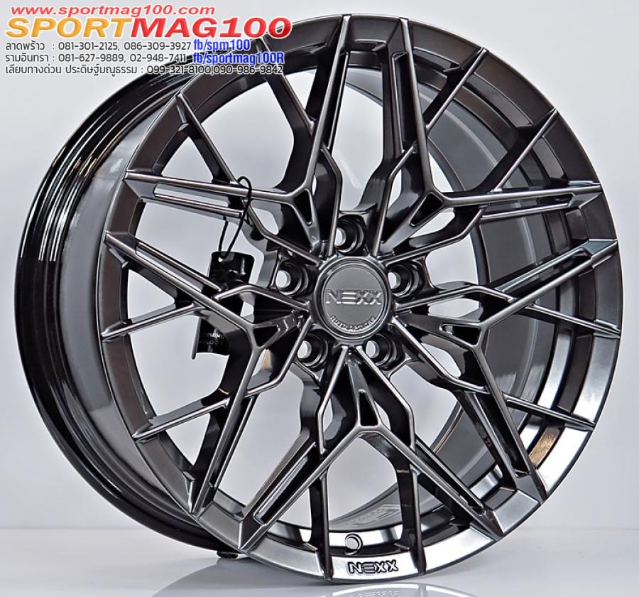 ล้อแม็กใหม่เบา FlowForming NEXX XX05 5รู112/114 ET35 ไฮเปอร์ดาร์ค 8.5-18นิ้ว 