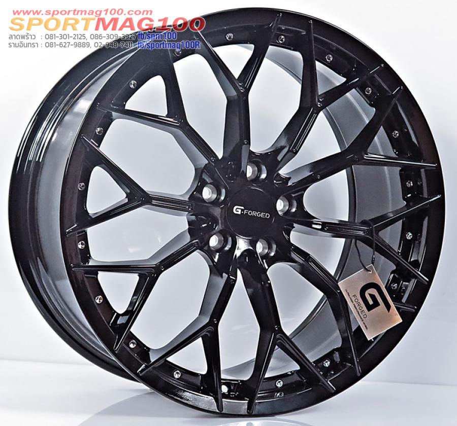ล้อแม็กแท้ Flowforming Gforged GF06 5รู112/114 สีGlossblack ET32-40 8.5 R10-20นิ้ว
