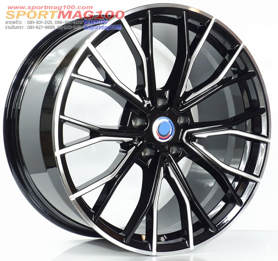 ล้อแม็กใหม่เบา Forged Msport 5รู112 ET30-38 ดำมิลลิ่ง F8.5 R9.5 -19นิ้ว