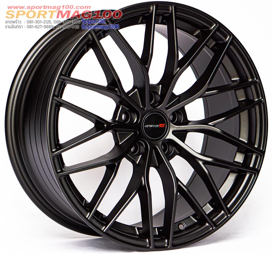 ล้อแม็กใหม่ FlowForming INF V2403 5รู114 ET35 ดำด้าน 8.5-18นิ้ว